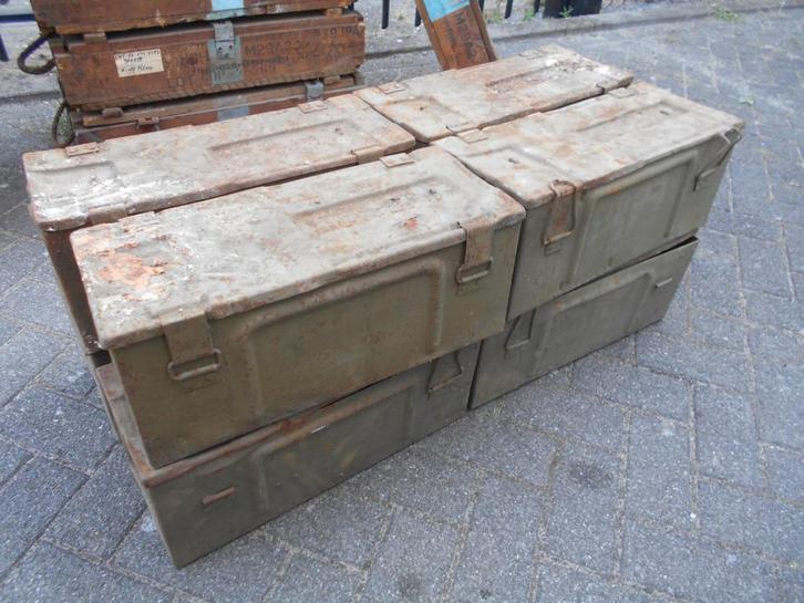 Munitiekist Brits WO2 meesten 1944 en 1945 gestempeld B-keus, Verzamelen, Militaria | Tweede Wereldoorlog, Landmacht, Engeland