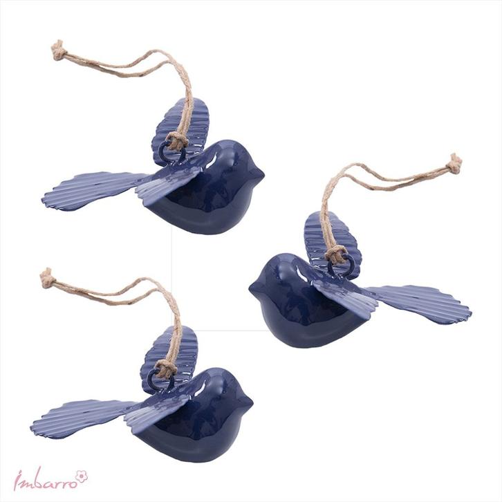 Paarse metalen vogel bird Chica gold Imbarro leuk als cadeau, Huis en Inrichting, Woonaccessoires | Overige, Nieuw, Ophalen of Verzenden