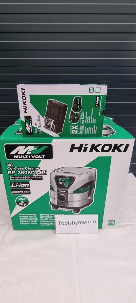 NIEUW Hikoki RP3608DA(L) (W7Z) accu nat-droog stofzuiger, Doe-het-zelf en Verbouw, Reinigingsmachines, Nieuw, Ophalen of Verzenden