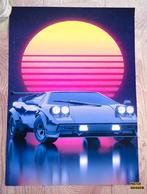 SYNTHWAVE Sun Lamo Muziek Poster Affiche 40x60cm, Ophalen of Verzenden, Nieuw, A1 t/m A3, Film en Tv
