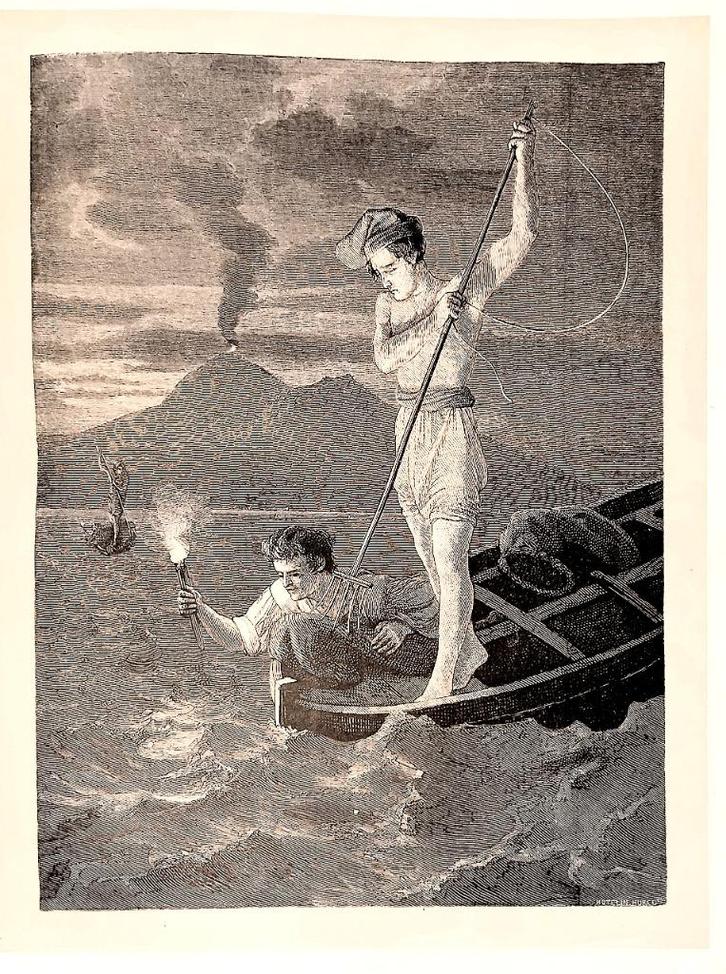 Graziella 1863 Lamartine - 33 platen Alfred de Curzon, Antiek en Kunst, Antiek | Boeken en Bijbels, Ophalen of Verzenden