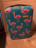 BHPPY Flamingo Koffer trolley, Gebruikt, 50 tot 60 cm, Hard kunststof, Slot