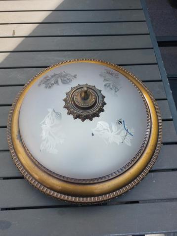 Antieke plafonnière 40 cm Massive jaren 60 beschikbaar voor biedingen