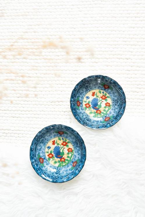 Japans porselein schaaltjes (Set van 2), Antiek en Kunst, Antiek | Porselein, Ophalen of Verzenden