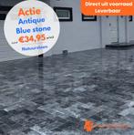 Antique blue Terras natuursteen terrastegels vanaf € 34,95m2, Ophalen, 60 cm of meer, Hardsteen, 60 cm of meer