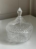 Kristallen bonbon schaal met deksel, Antiek en Kunst, Antiek | Glas en Kristal, Ophalen of Verzenden