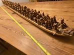 Afrikaans houtsnijwerk Piroque boot, Antiek en Kunst, Ophalen