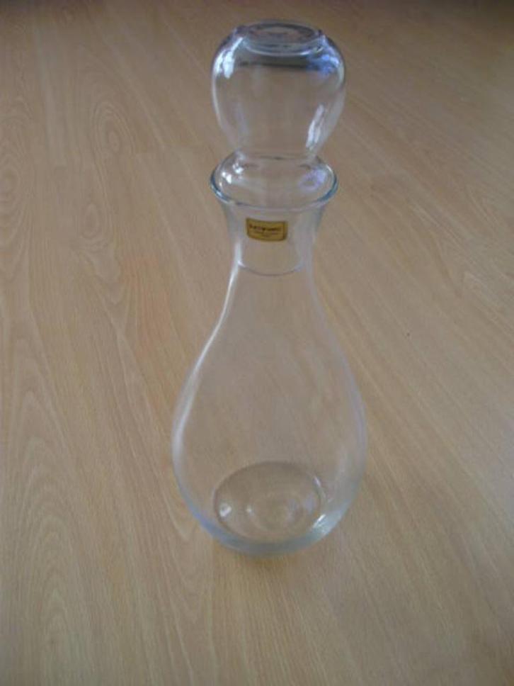 Luminarc karaf met stolp glas, wijn, water, Huis en Inrichting, Keuken | Servies, Zo goed als nieuw, Overige typen, Overige stijlen