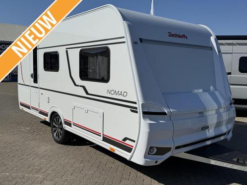 Dethleffs Nomad 460 EL NIEUW FIRST EDITION 2026!, Caravans en Kamperen, Caravans, Bedrijf, tot en met 3, Treinzit, Dethleffs, 2 aparte bedden