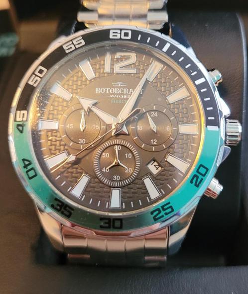 Rotorcraft Fierce RC4601, Nieuw! t.w.v €499 100% ORIGINEEL, Sieraden, Tassen en Uiterlijk, Sporthorloges, Nieuw, Android, Waterdicht