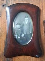 Art deco mahoniehout fotolijst deens 1910 antiek, Verzenden