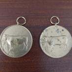 2 Nederlandse Veefokkerij Medailles 1949, Ophalen of Verzenden, Overige landen, Setje