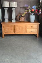 mooi zwaar teak teakhout dressoir lage kast ladenkast !, Huis en Inrichting, Kasten | Dressoirs, Ophalen, Gebruikt, 25 tot 50 cm