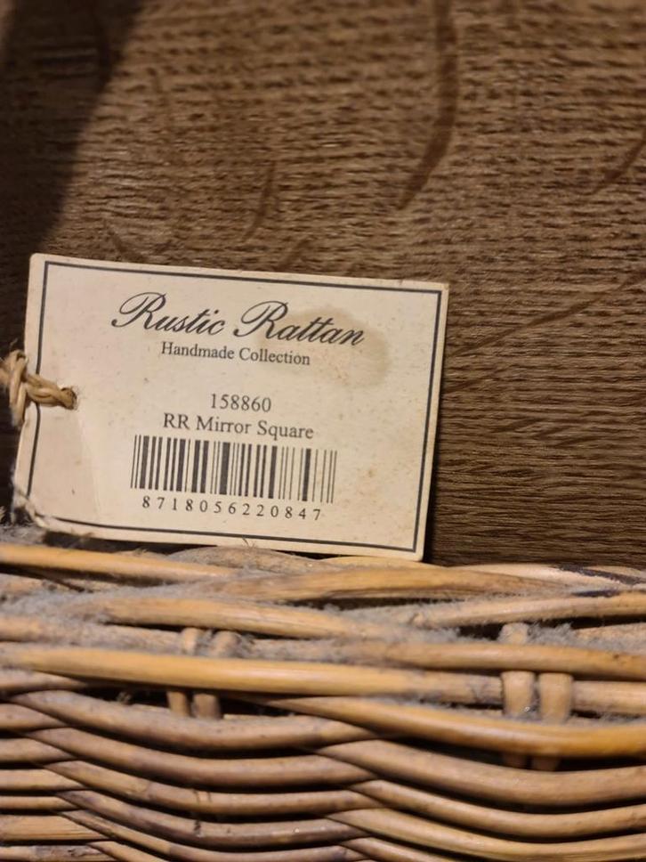 Rivièra Maison Spiegel - Landelijke Stijl, Huis en Inrichting, Woonaccessoires | Spiegels, Zo goed als nieuw, Minder dan 50 cm
