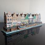 10 Blokker grachtenhuisjes grachtenpanden 1 kade 1 bootje, Verzamelen, Ophalen of Verzenden, Zo goed als nieuw