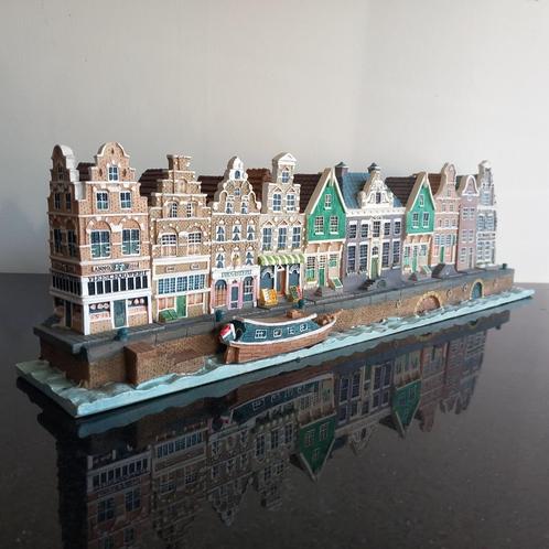 10 Blokker grachtenhuisjes grachtenpanden 1 kade 1 bootje, Verzamelen, Overige Verzamelen, Zo goed als nieuw, Ophalen of Verzenden