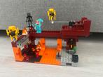 Lego Miecraft 21154 De blaze brug, Kinderen en Baby's, Speelgoed | Duplo en Lego, Ophalen of Verzenden, Zo goed als nieuw, Complete set