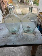 Witte Vergistingfles - 10 Liter, Huis en Inrichting, Woonaccessoires | Vazen, Ophalen, Gebruikt, Wit, Glas