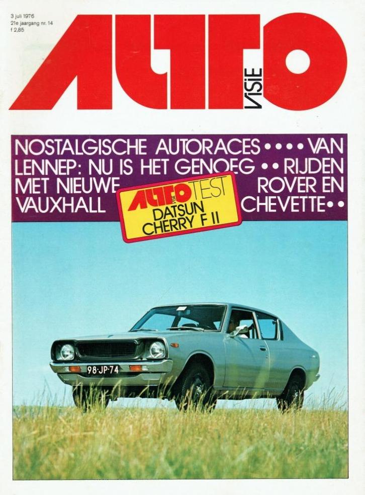 Autovisie 1976 nr. 14 (o.a. Datsun Cherry 100A FII), Boeken, Auto's | Folders en Tijdschriften, Gelezen, Algemeen, Verzenden