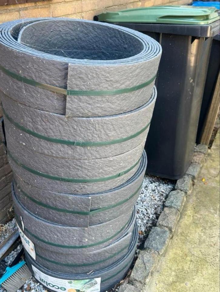 Ecolat Tuin- en Vijverafboording - 10 Meter, Tuin en Terras, Bielzen en Borders, Nieuw, Border, Kunststof, Minder dan 25 cm, 200 cm of meer