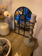 Stalraam spiegel landelijk zwart, Ophalen, Minder dan 50 cm, Zo goed als nieuw, Minder dan 100 cm