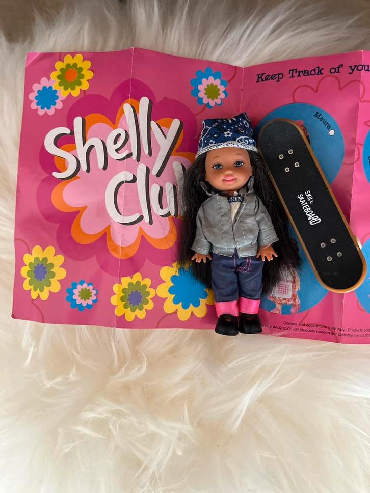 Biker Baby Belinda, Shelly / Kelly Club, Mattel, Kinderen en Baby's, Speelgoed | Poppen, Zo goed als nieuw, Barbie, Ophalen