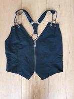 Zwart handgemaakt vestje S., Kleding | Dames, Zwart, Ophalen of Verzenden, Zo goed als nieuw, Maat 36 (S)