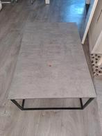 Salon tafel beton look, Huis en Inrichting, Tafels | Salontafels, Ophalen, Gebruikt, 100 tot 150 cm, 50 tot 100 cm