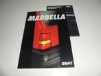 brochure Seat Marbella  1992, Ophalen of Verzenden, Nieuw, Overige merken