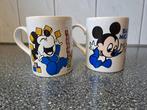 2 vintage Disney baby minni Mickey mokken 1987, Disney, Ophalen of Verzenden, N.v.t, Mickey Mouse
