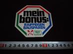 sticker mein bonus: raiffeisen bausparen, Ophalen, Zo goed als nieuw, Bedrijf of Vereniging