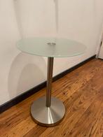 RVS Rond bijzettafel, Ophalen of Verzenden, Zo goed als nieuw