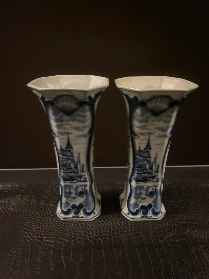 Antieke Delfs Blauwe Vazen, Antiek en Kunst, Antiek | Vazen, Ophalen