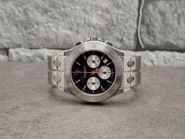 Pequignet Moorea Triomphe chronograph 42mm, automatic, set, Sieraden, Tassen en Uiterlijk, Horloges | Heren, Gebruikt, Polshorloge
