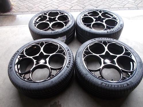 ALFA STELVIO VELGEN + BANDEN 275 35 R21 + 255 40 R21 + TPMS, Auto-onderdelen, Banden en Velgen, Banden en Velgen, Zomerbanden