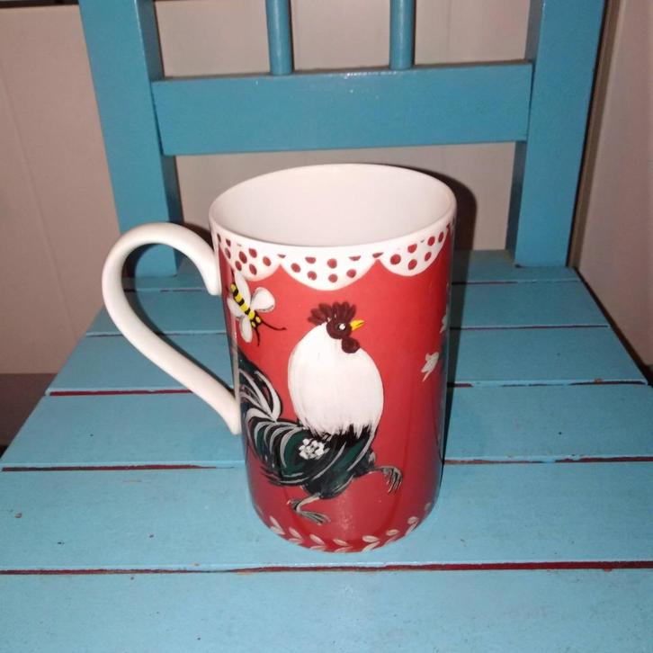 Mok Le Coq designed by Chrissie Jenkins - Dunoon, Huis en Inrichting, Keuken | Servies, Gebruikt, Glas of Glazen, Overige stijlen