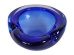 Murano - Schaaltje/asbakje - Cobalt Blauw - Italie - 60's, Antiek en Kunst, Antiek | Glas en Kristal, Ophalen of Verzenden