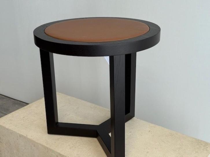 BIJZETTAFEL TERZO, Huis en Inrichting, Tafels | Bijzettafels, Nieuw, Rond, 45 tot 60 cm, Minder dan 55 cm, Hout, Ophalen