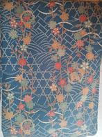 Traditionele Japanse Kimono blue small flower, Ophalen of Verzenden