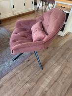 Mooie oudroze relaxfauteuil, Huis en Inrichting, Fauteuils, Ophalen, Minder dan 75 cm, Romantisch/modern, Zo goed als nieuw
