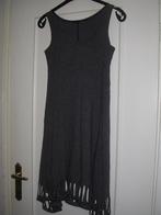 Aparte zwart grijs gestreepte katoenen tricot jurk Boris, S, Verzenden, Zwart, Zo goed als nieuw, Maat 36 (S)
