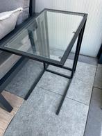 Ikea bijzettafel, Minder dan 55 cm, Rond, Ophalen of Verzenden, Zo goed als nieuw