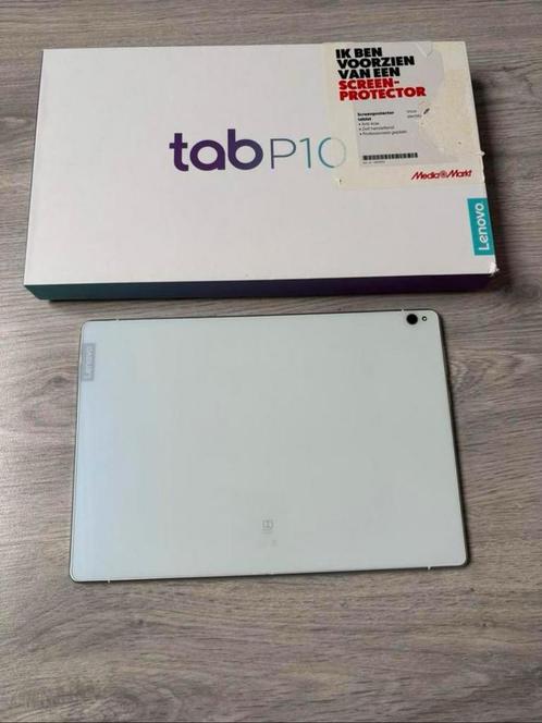 Lenovo Tab P10, Spelcomputers en Games, Spelcomputers | Nintendo DS, Zo goed als nieuw, Overige modellen, Wit, Met beschermhoes of tas