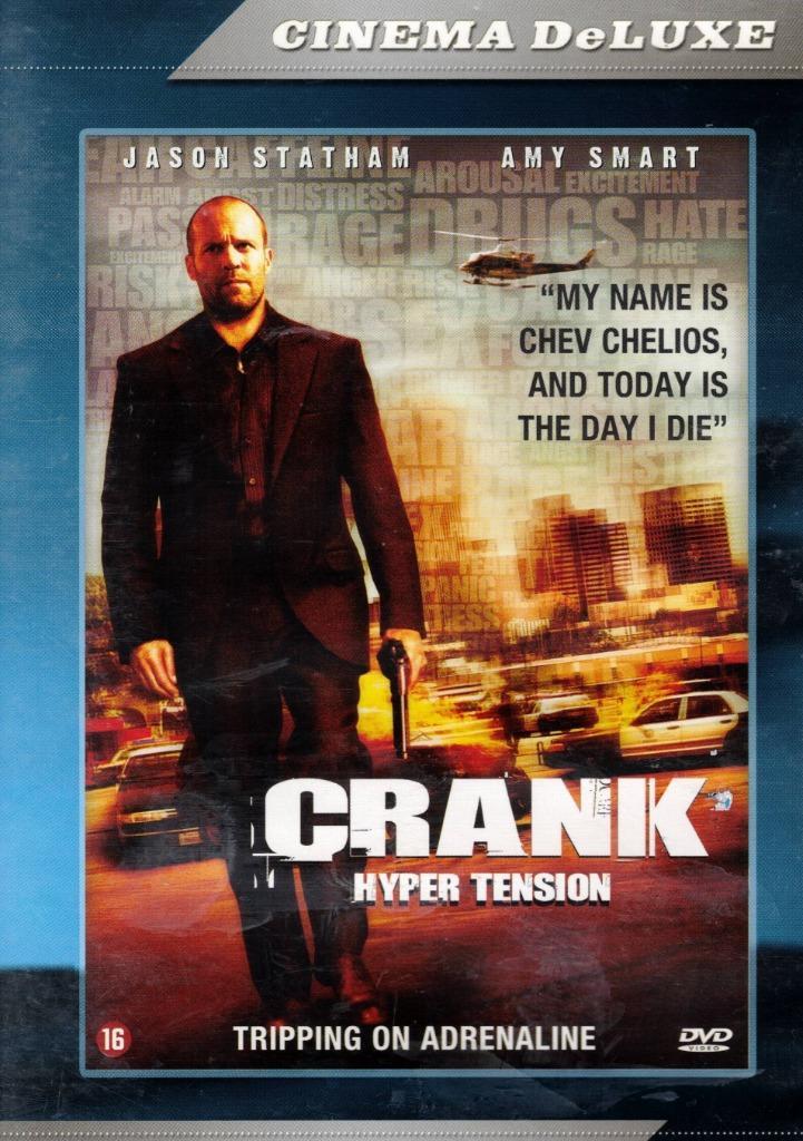 Crank - Mark Neveldine en Brian Taylor ( Jason Statham ), Cd's en Dvd's, Dvd's | Actie, Zo goed als nieuw, Actie, Vanaf 16 jaar