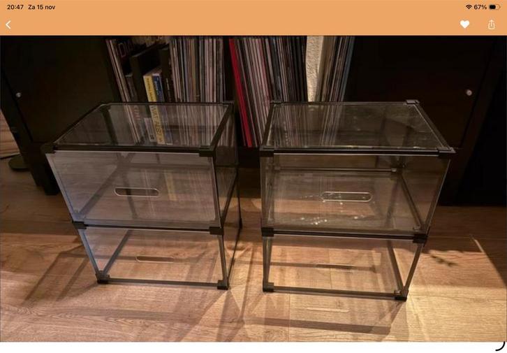 4x Ikea Stuffen Display Boxen, Huis en Inrichting, Kasten | Schoenenkasten, Zo goed als nieuw, Ophalen