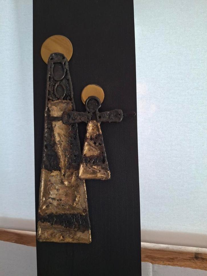 Vintage Maria met Kind Wanddecoratie, Antiek en Kunst, Kunst | Beelden en Houtsnijwerken, Ophalen of Verzenden