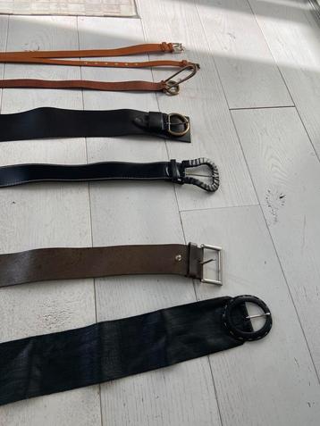 Riemen ( leer en elastische-) beschikbaar voor biedingen