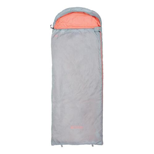 ACAMP FINLEY Deken Slaapzak met capuchon 220x85cm GRIJS 850g, Caravans en Kamperen, Slaapzakken, Nieuw, Ophalen of Verzenden