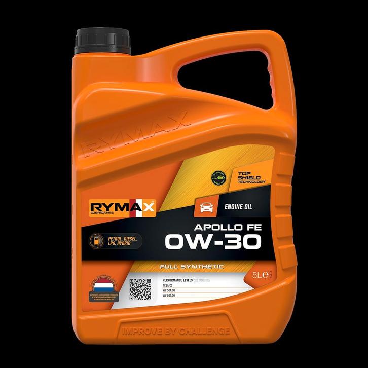 Rymax Apollo FE 0W-30 Motorolie 5L (kwaliteitsolie), Auto diversen, Onderhoudsmiddelen, Ophalen of Verzenden
