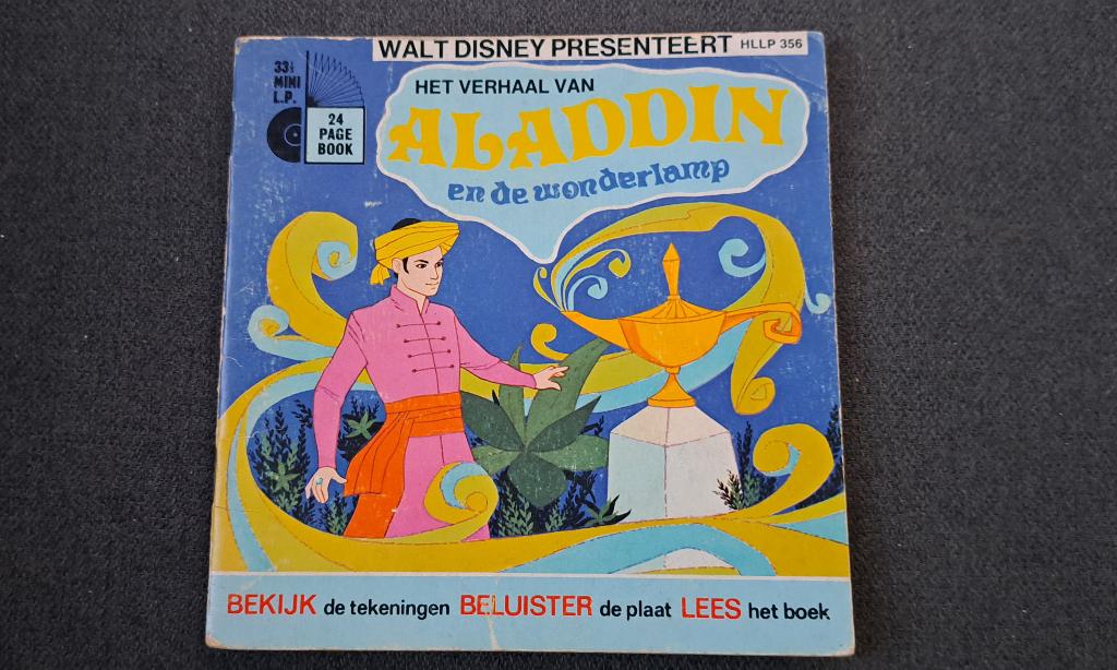 Walt Disney: Het verhaal van Aladdin (zonder vinyl), Ophalen of Verzenden, Overige figuren, Gebruikt, Overige typen